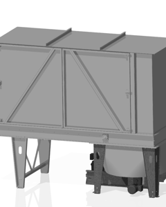 Receiving station straw dispenser chain conveyor 1 bale